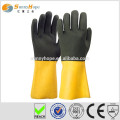 Sunnyhope two color PVC glove sandy finish on palm